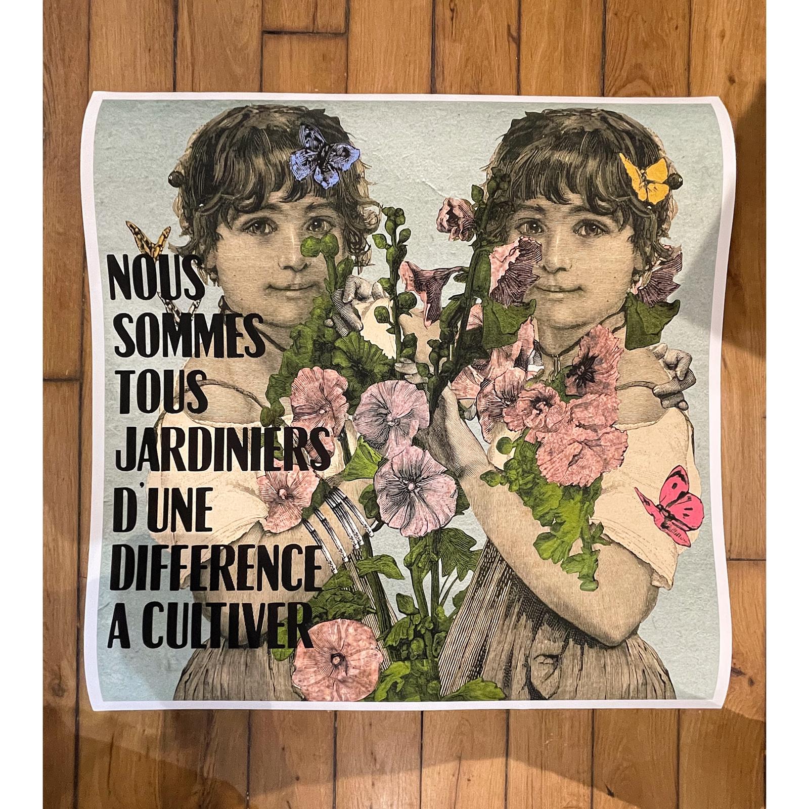 Madame Print Tous jardiniers d'une difference a cultiver